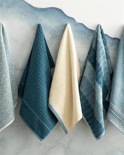 Arıanna Кърпа За Ръце С бродерия Памучен 30x40 см Син