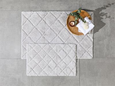 Arlene Комплект Постелки За Баня 2 бр. Памучен 60x90 + 40x60 см Сив