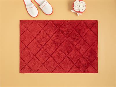 Arlene Постелка За Баня Памучен, Червено, 60 X 90 Cm