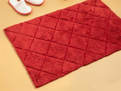 Arlene Постелка За Баня Памучен, Червено, 60 X 90 Cm