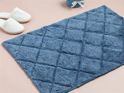 Arlene Постелка За Баня Памучен 60x90 см Светлосин