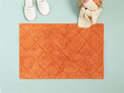 Arlene Постелка За Баня Памучен 60x90 см Оранжев