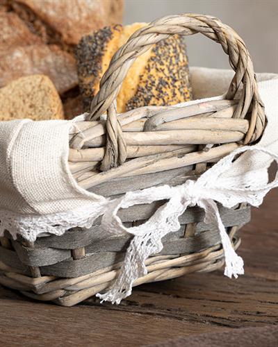 Armo Кошница За Хляб Слама 24x15 см Кафяв