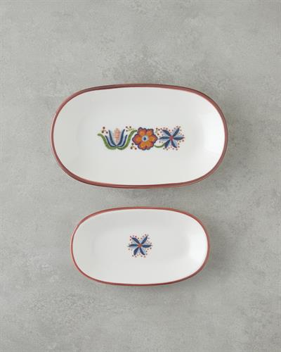 Сервиз За Закуска Порцелан 20 части за 6 души. Шарен