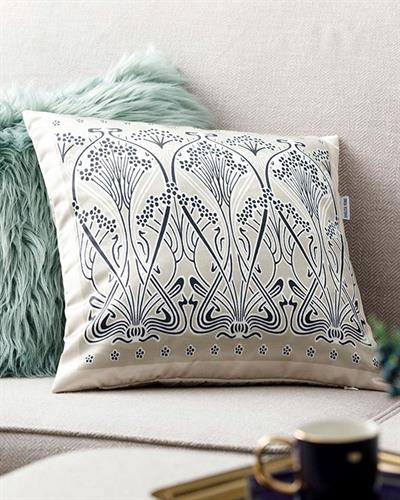 Art Nouveau Декоративна Възглавница Сатен 45x45 см Бежов
