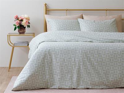 Artdeco СПАЛНО БЕЛЬО КОМПЛЕ Двоен Памучен 200x220 cm Green