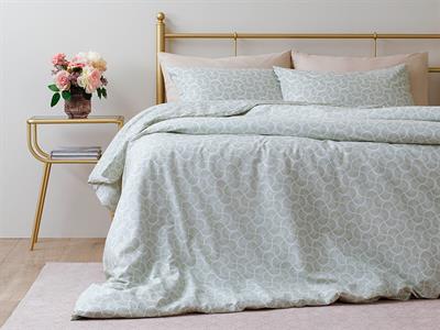 Artdeco СПАЛНО БЕЛЬО КОМПЛЕ Двоен Памучен 200x220 cm Green