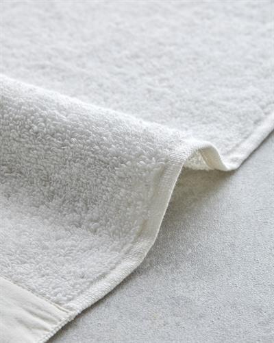 Кърпа За Лице С бродерия Памучен 50x80 см Екрю - Зелен