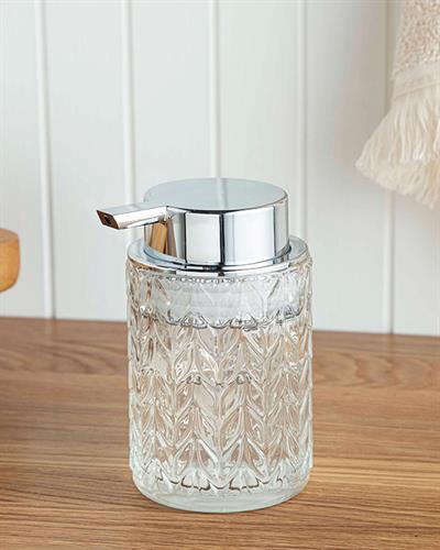Ashley Glass Liquid Soap Dispense 7,7x12,8 cm Transparent