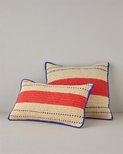 Asto Декоративна Възглавница Рафия 30x50 см Натурален