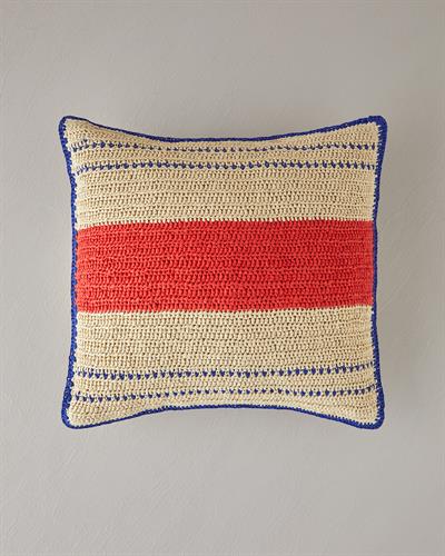 Asto Декоративна Възглавница Рафия 30x50 см Натурален