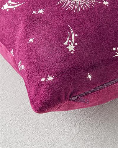 Astre Декоративна Възглавница С топъл печат 45x45 см Бордо