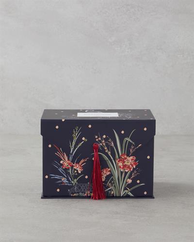 Чаша Китайски костен порцелан 460 мл Морскосин