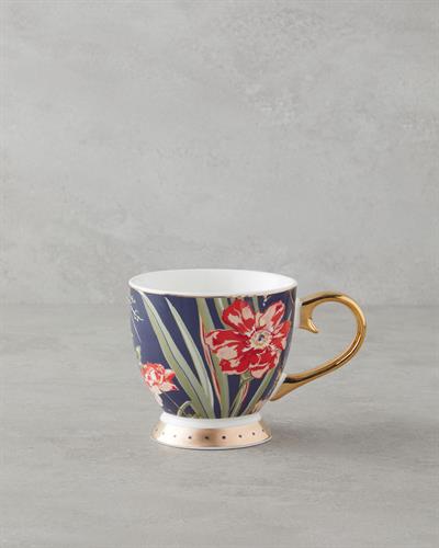 Чаша Китайски костен порцелан 460 мл Морскосин