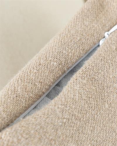 Audra Калъфка Декоративн Възглавница Тъкан 45x45 см Бежов