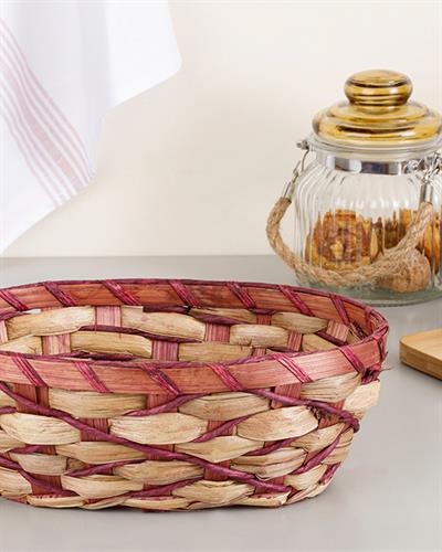 Audrey Кошница За Хляб Овален Слама 17.5x24.5x9 см Дамсон