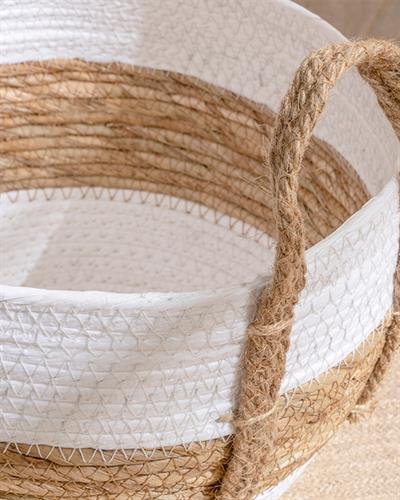 Audrey Кошница Бяло-Кафяво, 23 X 23 X 16 Cm