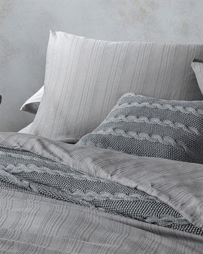 Aurora Спално Бельо Компле Двоен Размер, Hazeran, Сиво, 200 X 220 Cm