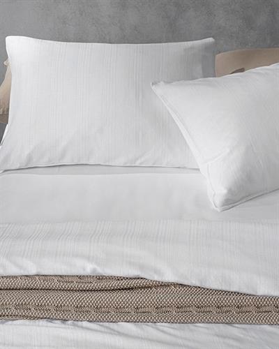 Aurora Спален Комплект Двоен Silky Touch 200x220 см Бял