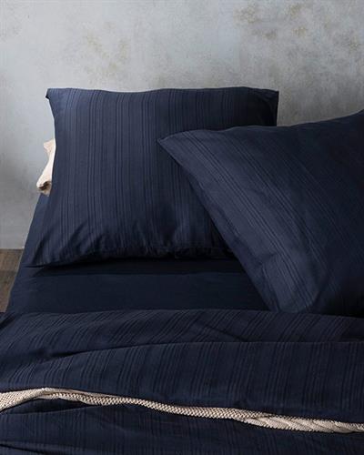 Aurora Спално Бельо Компле Small Double, Silky Touch, Среднощно Синьо, 0