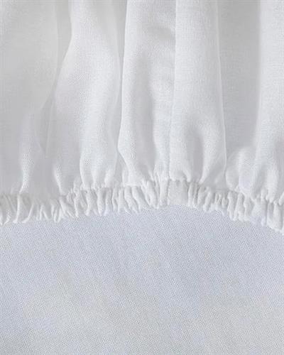 Aurora Спално Бельо Компле Super King Plus, Silky Touch, Бяло, 260X220 Cm + 80X8