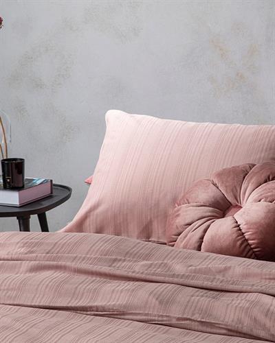 Aurora Спално Бельо Компле Super King Size, Silky Touch, Розово, 260 X 220 Cm