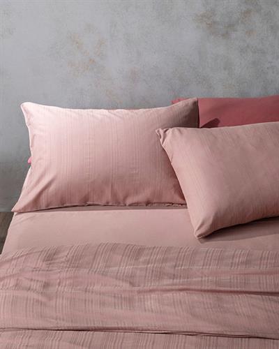 Aurora Спално Бельо Компле Super King Size, Silky Touch, Розово, 260 X 220 Cm