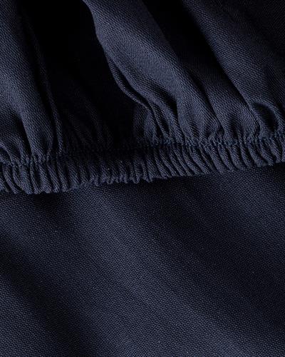 Aurora Silky Touch Super King Duvet Cover Set 260x220 cm Gece Mavisi