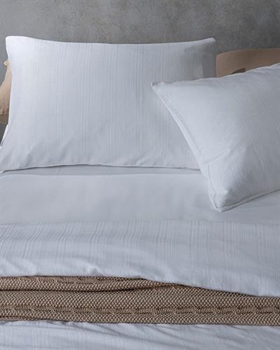 Aurora Спално Бельо Компле Super King Size, Silky Touch, Бяло, 260 X 220 Cm