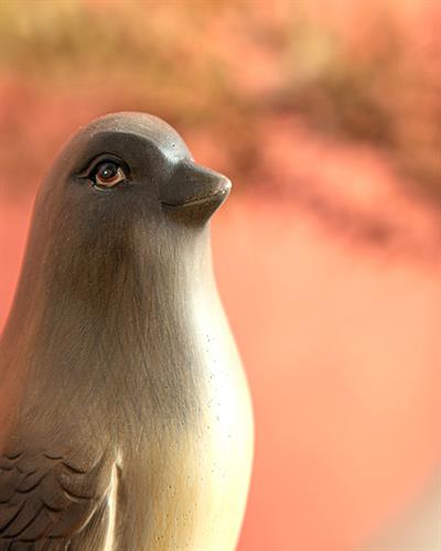 Autumn Birds Decorative Object 9,3x7,3x28,5 cm Brown