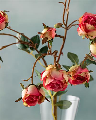 Autumn Bouquet Изкуствено Цвете Един Стрък 62 см Тъмнорозов