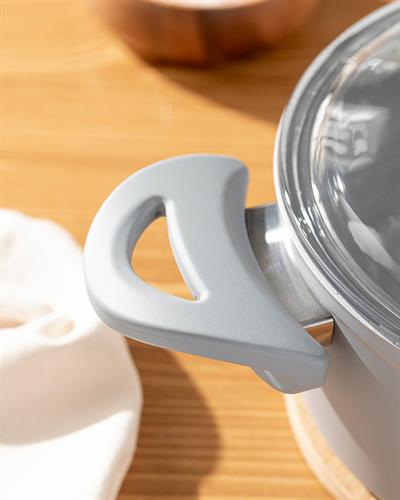 Ava Тенджера Дълбока, Гранит, Сиво, 20 Cm