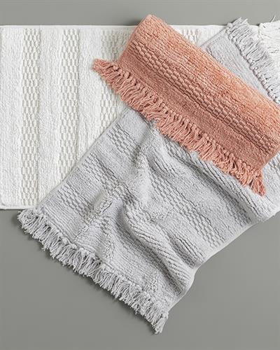 Ava Постелка За Баня Памучен, Екру, 60 X 90 Cm