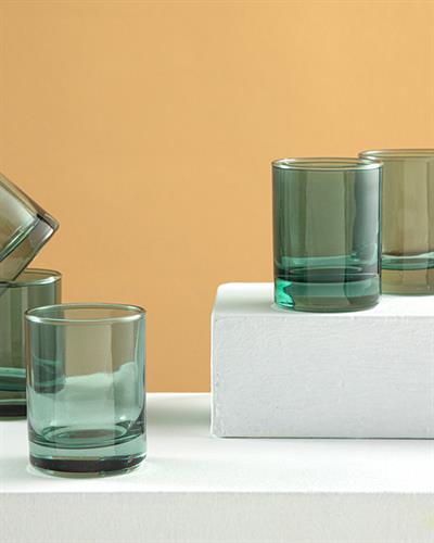 Azule Водна Чаша За Сервиране С Кафе 6 Бр., Стъкло, Зелено, 65 Ml