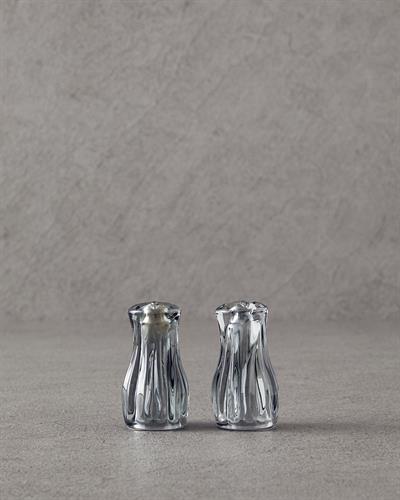 Baho Солница И Пиперница Стъкло 4x4x8 см Антрацит