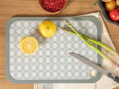 Bally ДЪСКА ЗА РЯЗАНЕ Правоъгълна Меламин 35x25 cm Gray