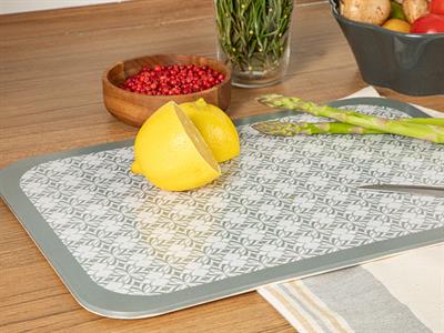 Bally ДЪСКА ЗА РЯЗАНЕ Правоъгълна Меламин 35x25 cm Gray