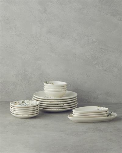 Balmy Сервиз За Закуска Порцелан 20 части за 6 души. Син - Жълт