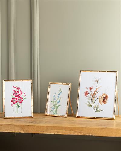 Bamboo Рамка Метал, Златисто, 13 X 18 Cm