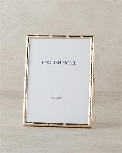 Bamboo Рамка Метал, Златисто, 15 X 21 Cm