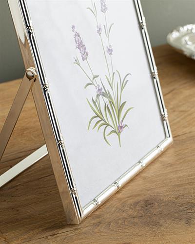 Bamboo Рамка Метал, Сребристо, 15 X 21 Cm