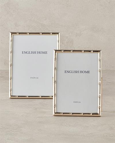 Bamboo Рамка Метал, Златисто, 15 X 21 Cm