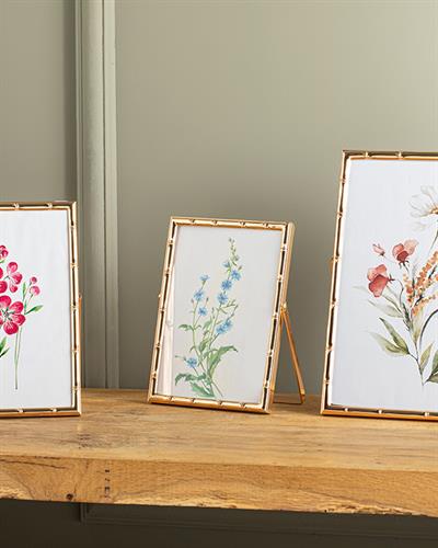 Bamboo Рамка Метал, Златисто, 20 X 25 Cm