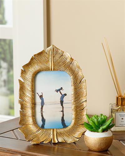 Banana Leaf Рамка 17x24.7x1.7 см Златен