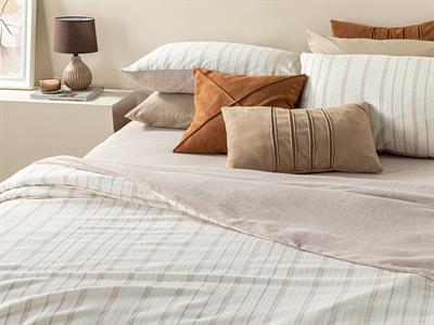 Barleycorn СПАЛНО БЕЛЬО КОМПЛЕ Двоен Вафла 200x220 cm Beige
