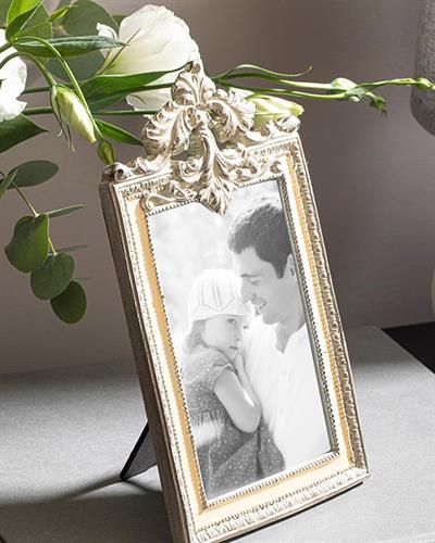 Baroque Рамка Полирезин 12,3x21 см Златен