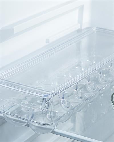Basic Plastic 14 pcs egg holder Kitchen Organizer 36x10,5 cm Transparent