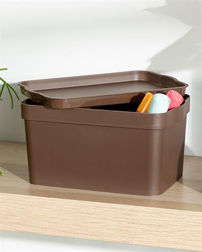 Basıc Кутия За Съхранение 21x11x11 см Кафяв