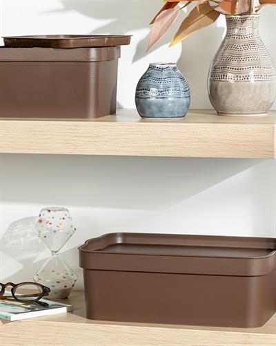 Basıc Кутия За Съхранение 21x11x11 см Кафяв
