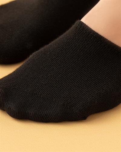 Basic Cotton Women Single Ballet Socks 36-40 Black